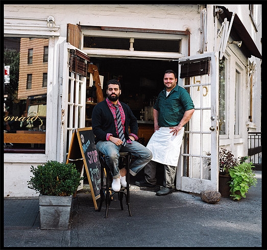 Joseph-Leonard American Restaurant  and Bar in the West Village - 170 Waverly Place. Click for menu. Photo by Daniel Krieger.