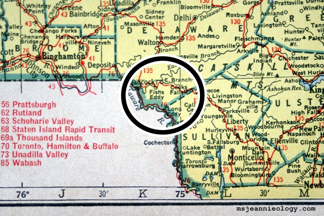 It's located in the southern part of the state, right in the crook of Catskill country. 