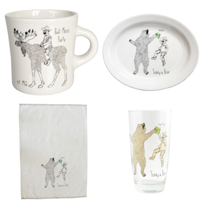 The Teddy Roosevelt Collection available at fishseddy.com (click for more info)