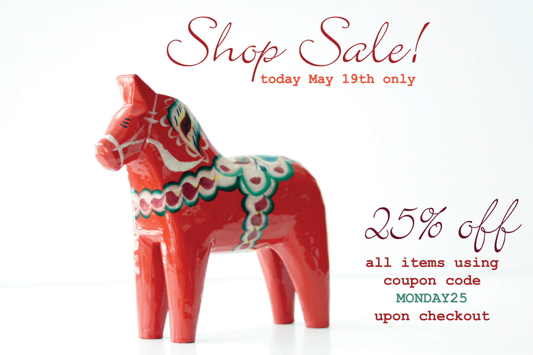 click the horse to start shopping!