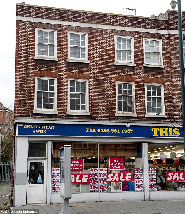 Adele's flat above the This, That and the Other Store in West Norwood where she filmed the at home video of Someone Like You