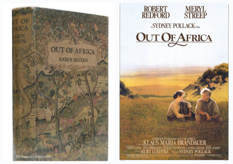 Karen Blixen published her memoirs of life on an African coffee plantation under the name Isak Dinensen in 1937. Meryl Streep brought her to life on the big screen in 1985. 