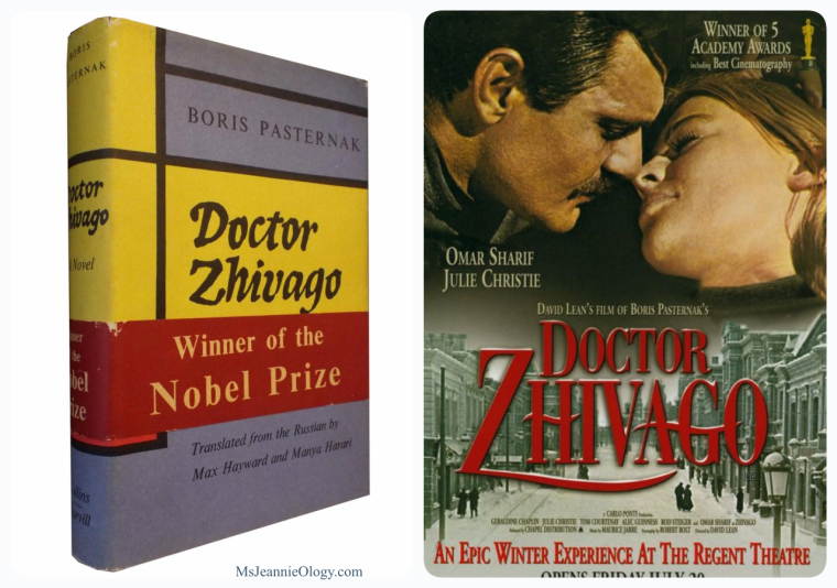 Doctor Zhivago swept the histrical romance world thanks to writer Boris Pasternak in 1958. Seven years later it became a Hollywood giant starring Omar Sherif and Julie Christie. 