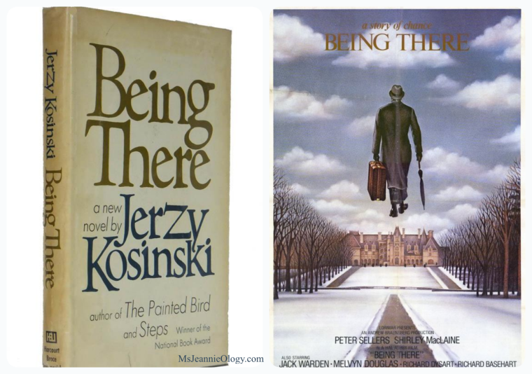 Jerzy Kosinski published Being There in 1971. Peter Sellers starred in the film adaptation in 1979.