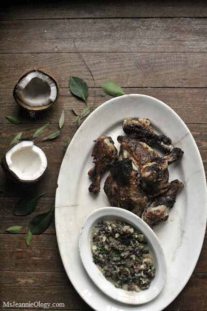 A Tahitian Dinner: Pote and Chicken with GInger